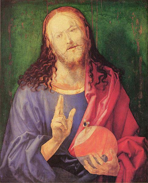 Albrecht Durer Salvator Mundi Spain oil painting art